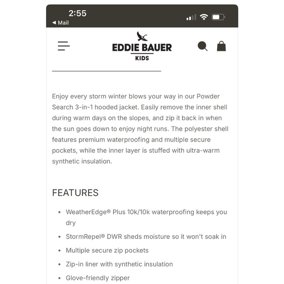 Girls powder search 3in1 and snow pants set - Picture 6 of 16